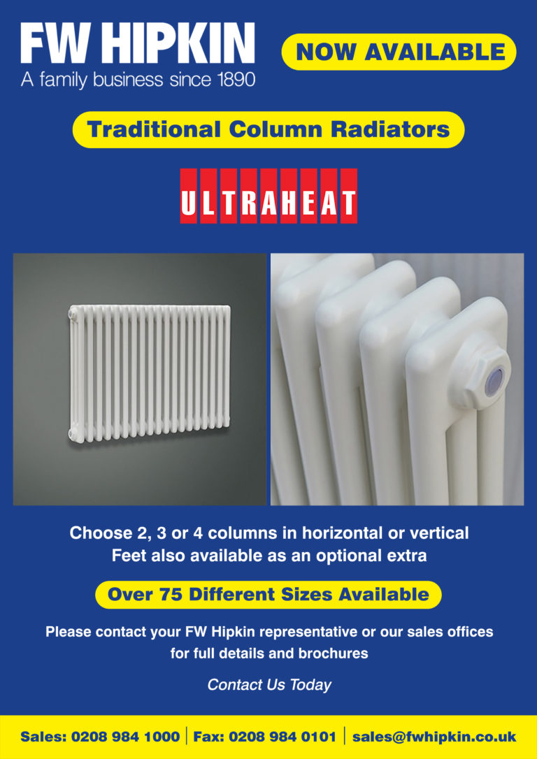 Now Available Ultraheat Column Radiators FW Hipkin Ltd Plumbing